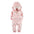 Long-sleeved fleece baby clothes romper