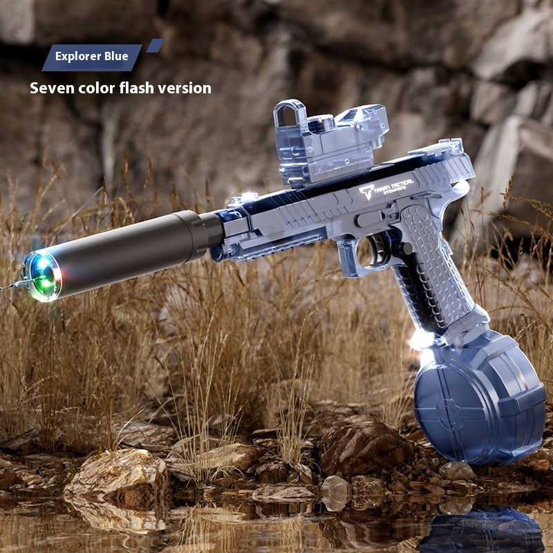 💦 Elektryczny pistolet na wodę z efektami świetlnymi!