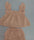 Girls' Solid Color Sling Top Hot Pants Suit