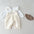 Baby Girl's Loose Adjustable Suspender Romper